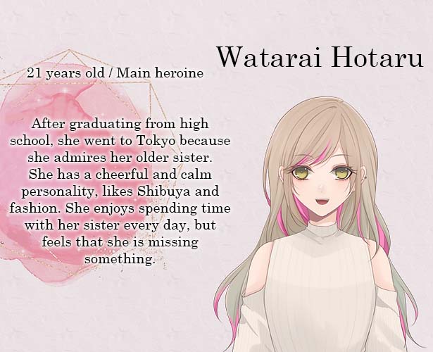 Melty Amethyst Character, Watari Hotaru