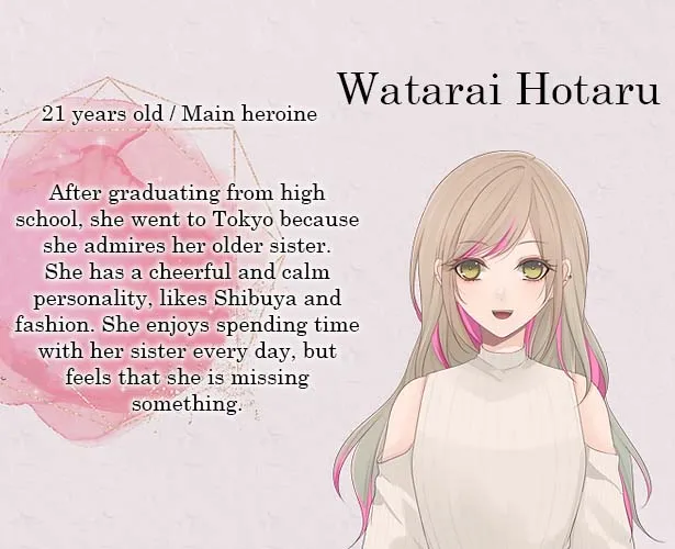 Melty Amethyst Character, Watari Hotaru