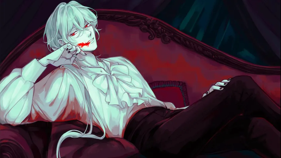 Grim Reaper Dressed as a Vampire