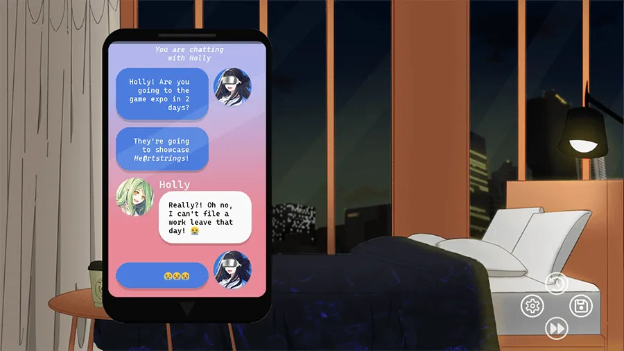 Talents, phone texting