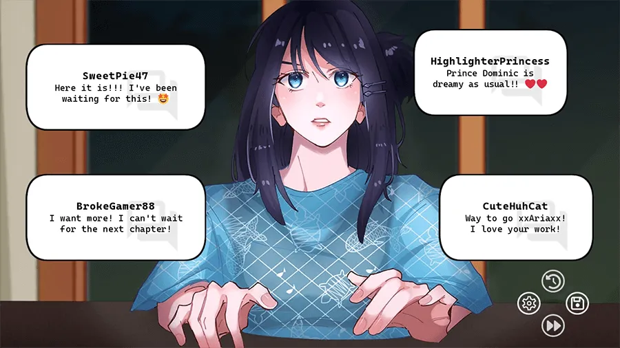 Talents, social media comments